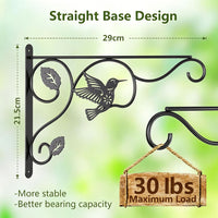 Rustproof Wall-Mounted Plant Hanger Hook for Bird Feeders Wind Chimes Lanterns Outdoor Decor