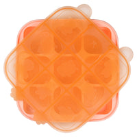 Silicone Baby Food Storage Container with Lid, Freezer Tray for Purees, Ice Cube Mold, Food Grade, Odor-Proof