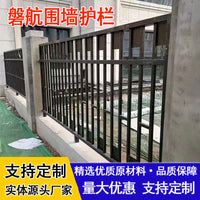 Zinc Steel Anti-Climb Fence Panel for Outdoor Walls and Boundaries