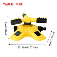 360-Degree Automatic Rotating Sprinkler for Garden and Nursery Irrigation