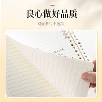 M&G B5 Spiral Notebook with Removable Refills, Lined Pages, Thickened for Students