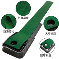 HOW TRUE Indoor Golf Putting Trainer with Automatic Ball Return