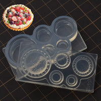 Miniature Fruit Tart Base Silicone Mold for Dollhouse Clay Crafts