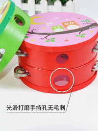 Kids' Handheld Tambourine for Early Education and Dance