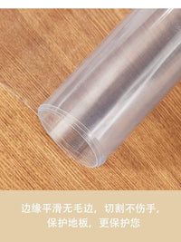 PVC Transparent Floor Protector Mat for Office Chair, Waterproof & Non-Slip