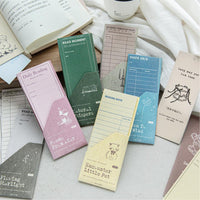 Momo Retro INS Style Bookmark Reading Card for Students
