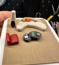 1/64 Scale Miniature Dollhouse Furniture and Decor for Dioramas and Photography Props
