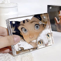 Acrylic Magnetic Photo Frame Display Stand for Tickets and Photos