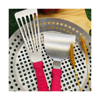 Outdoor BBQ Griddle Spatula Set - Teppanyaki Food Flipper Kit