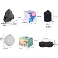Memory Foam Hooded U-Shaped Neck Pillow for Travel and Car, Removable Washable Cover