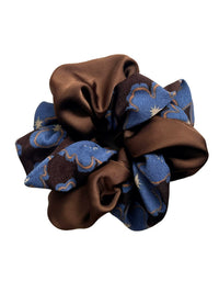Elegant Bowknot Hair Scrunchie and Headband Set for Women