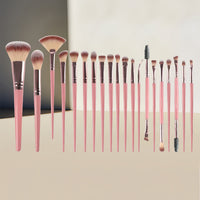 40-Piece Makeup Brush Set with Sponge Blender & Portable Travel Bag