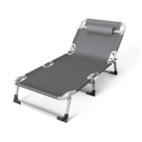 Folding Portable Recliner Cot for Office Naps and Outdoor Use