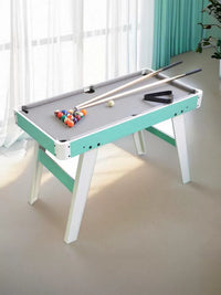 Foldable American Pool Table for Home Indoor Use - Family Party Chinese Eight Ball Billiards Table