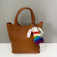 Handmade Felt Wool Lamb Keychain Bag Charm Car Ornament