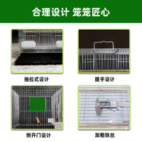 Extra Large Rust-Proof Bird Cage with Pull-Out Tray for Parrots and Breeding Birds