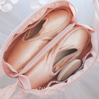Ballet Tutu Pointe Shoe Bag / Cosmetic Bag with Zipper