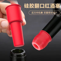 Silicone Wine Bottle Stopper Champagne Sealer Reusable Leak-Proof Fresh-Keeping Plug