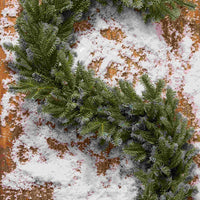 Artificial PE Pine Needle Christmas Garland Wreath for Holiday Decor