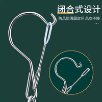 Rotating Windproof Stainless Steel S-Hook for Outdoor Hanging Baskets and Lanterns