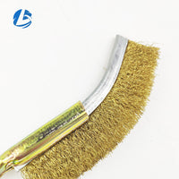 Mini Stainless Steel Wire Brush Set with Iron Handle for Rust Removal and Cleaning