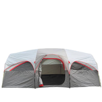 Large 6-8 Person Tunnel Tent for Family Camping, Portable Sunshade & Insect Protection