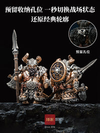 ZhuoJiang Viking Raider Metal Figurine Desktop Ornament Collectible Toy