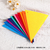 Triangle Pennant Banner for Birthday Party & Classroom Decoration