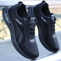 Men's Leatherette Breathable Casual Shoes with Soft Sole and Waterproof Design