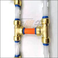 RV Quick-Connect Water Line Copper Fittings for Water System Modification