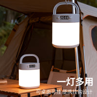 Rechargeable LED Camping Lantern with Long-Lasting Battery, Emergency Light, and Ambient Lighting for Outdoor & Home Use