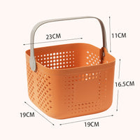 Portable Shower Caddy Basket with Drainage Holes for Bathroom and Dorm