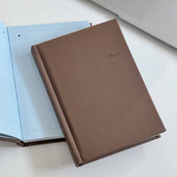 A6 Hardcover Notebook, Minimalist Korean-style Planner and Journal for Students, Daily Schedule and Notes
