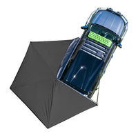 270-Degree Fan-Shaped Car Awning for Camping and Travel, Waterproof Sunshade
