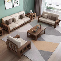 High-Density Sponge Sofa Cushion for Bay Window, 50D-65D Non-Collapsing Foam Pad