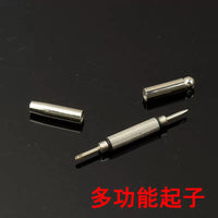 Watch Repair Tool Kit: Case Opener, Two-Jaw Wrench, Screwdriver, Pry Knife, Tweezers, Waterproof Paste, Finger Cots