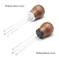 Espresso Coffee Stirrer Distribution Tool WDT Tool with Wooden Handle