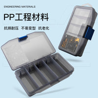 Fishing Lure Box, Tackle Storage Organizer for Minnow, Pencil, Crankbait, Soft Lures, Frogs, Single-Sided