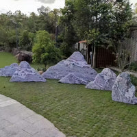 Snow Wave Stone Slices for Indoor/Outdoor Landscaping and Garden Decor