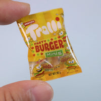 Miniature Simulation Clay Bread and Ham Burger Candy Models