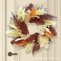 Autumn Harvest Festival Wreath Front Door Wall Hanging Decor