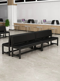 Upholstered Stadium Bench with Backrest for Changing Rooms and Clinics