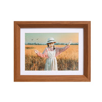 Nordic Minimalist Wooden Photo Frame for Wall or Tabletop Display, A3-A4, 6-10 Inch Picture Frame