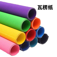 Corrugated Cardboard A4/4K Sheets for DIY Crafts & Art Projects, Assorted Colors