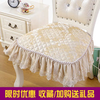 European Style Dining Chair Cushion Set, Non-Slip Seat Pads for Home Dining Chairs