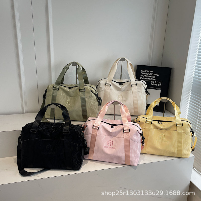Lightweight Women's Travel Bag Yoga Fitness Bag Small Portable Airplane Bag Business Trip Luggage Bag