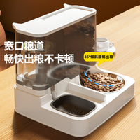 Automatic Pet Feeder and Water Dispenser with Ceramic Bowls for Cats and Small Dogs