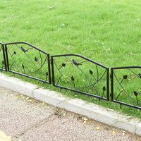 No-Dig Metal Garden Fence Panels for Park Yard Lawn Decoration, Easy Installation