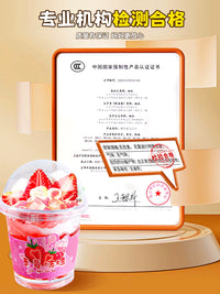 Kids' DIY Miniature Milk Tea Cup Ice Cream Dessert Play Food Set