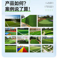 Artificial Grass Turf for Indoor Gyms & Sports Fields, Realistic Synthetic Lawn Carpet for Decoration